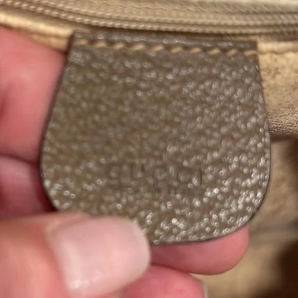 EUC Vintage Gucci Boston Satchel with Signature Stripe - Picture 7 of 9